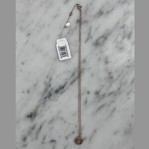 ANNA BECK DOUBLE SIDED CIRCLE NECKLACE - 925 SILVER/18K GOLD PLATED